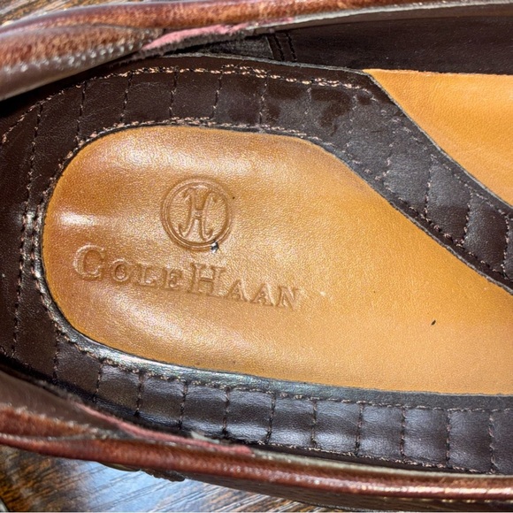 Cole Haan Nike Air Comfort Slip On Loafer Brown Pebbled Leather Men’s 10.5M main image 4